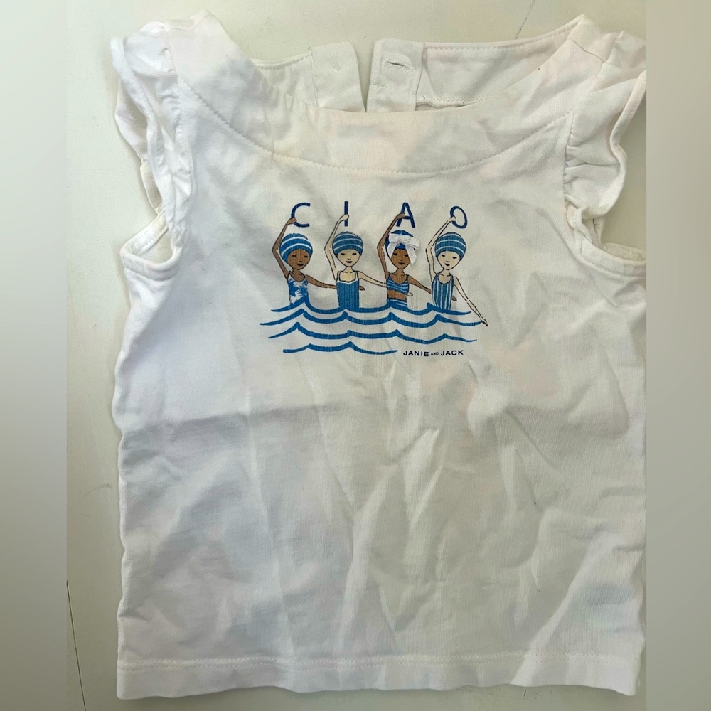 Janie and Jack Ciao Shirt *great condition* 2T